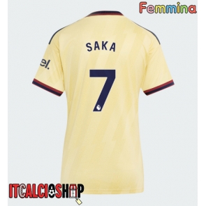 Arsenal Bukayo Saka #7 Terza Maglia Femmina 2026-27 Manica Corta